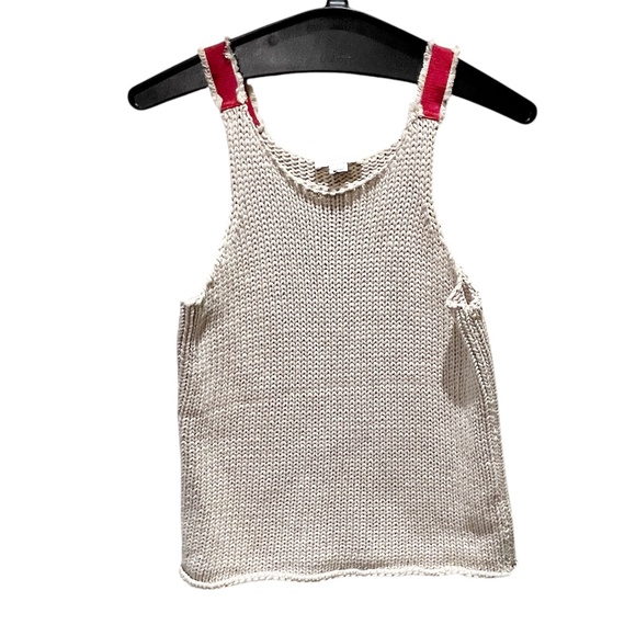 Anthropologie Intropia Piedra Linen Blend Knit Sweater / Tank Small - Picture 1 of 5